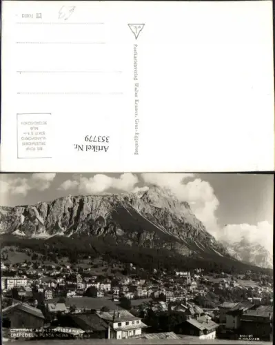 353779,Veneto Belluno Cortina d'Ampezzo Totale geg. Crepedel u. Punta Nera Bergkulisse
