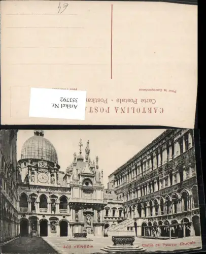 353792,Veneto Venezia Venedig Cortile del Palazzo Ducale Dogenpalast Hof