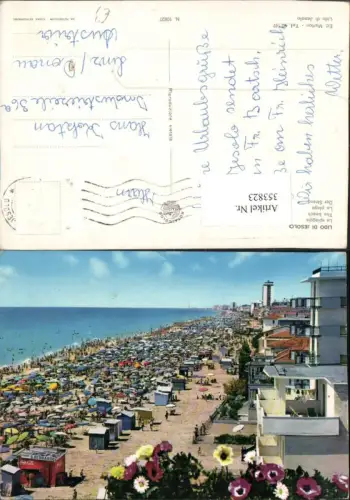 353823,Veneto Venezia Lido di Jesolo Spiaggia Strand Strandleben
