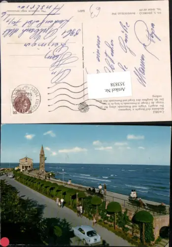 353838,Veneto Venezia Caorle Madonna dell Angelo e lungomare Promenade