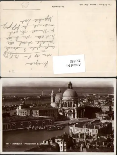 353858,Veneto Venezia Venedig Panorama e Salute Teilansicht Kirche
