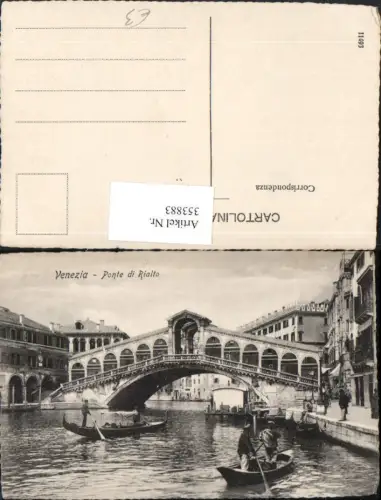 353883,Veneto Venezia Venedig Ponte di Rialto Rialtobrücke Gondeln