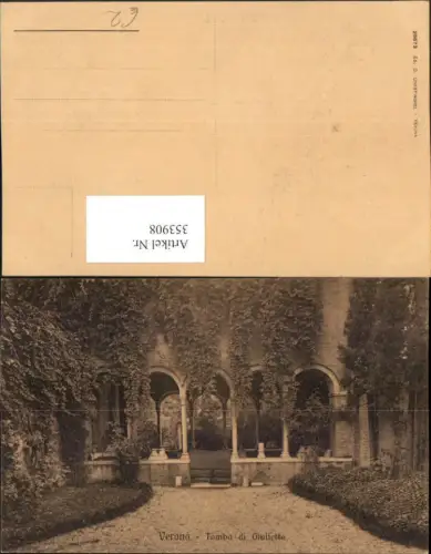 353908,Veneto Verona Tomba di Giulietta Grabmal Arkaden