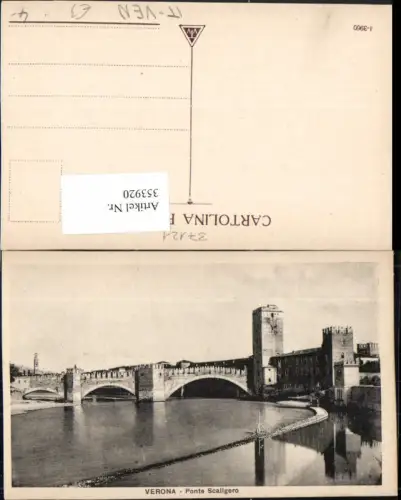 353920,Veneto Verona Ponte Scaligero Brücke