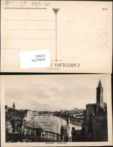 353922,Veneto Verona Panorama Teilansicht