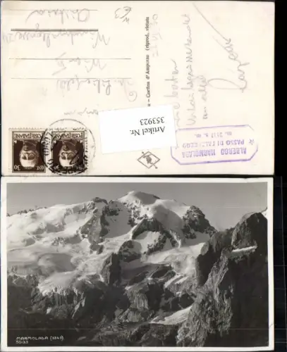 353923,Veneto Belluno Marmolada b. Rocca Pietore Bergkulisse