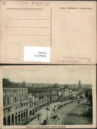 353933,Veneto Verona Listone di Piazza Vittorio Emanuele Platz