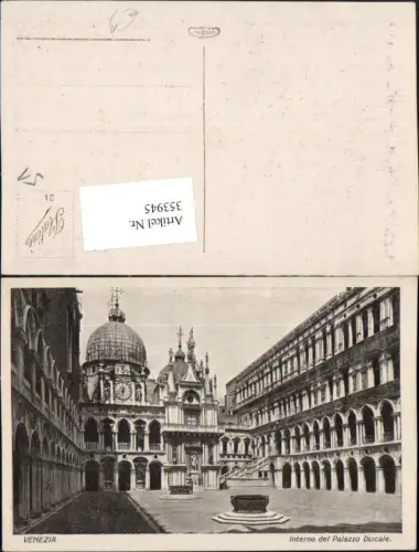 353945,Veneto Venezia Venedig Interno del Palazzo Ducale Dogenpalast Arkaden