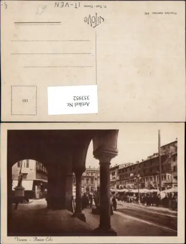 353952,Veneto Verona Piazza Erbe Platz