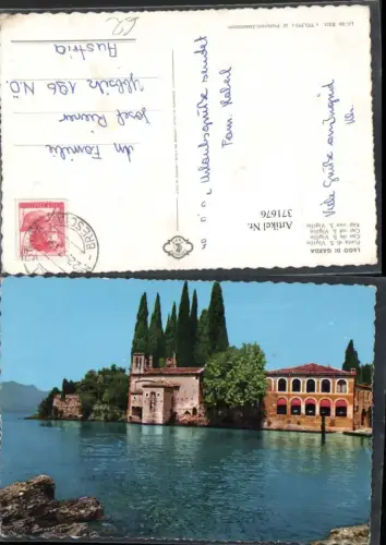 371676,Veneto Verona Lago di Garda Punta di S. Vigilio Kap Kirche