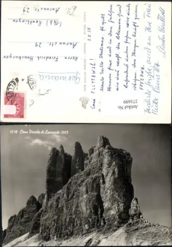 371699,Veneto Belluno Cima Piccola di Lavaredo Drei Zinnen
