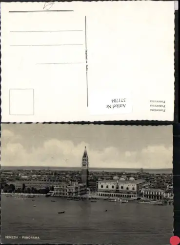 371704,Veneto Venezia Venedig Panorama Teilansicht Turm Dogenpalast