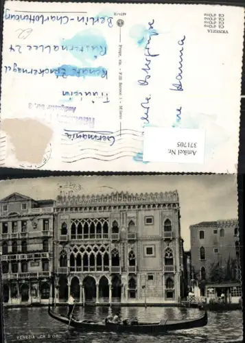 371705,Veneto Venezia Venedig Ca d'Oro Palast Gondel Boot