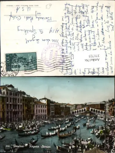 371723,Veneto Venezia Venedig Regata Storica Regatta Ruderboote Rialtobrücke