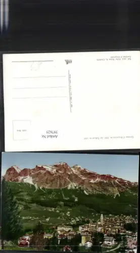 397625,Veneto Belluno Cortina d'Ampezzo Le Tofane Totale Bergkulisse