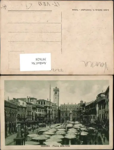 397628,Veneto Verona Piazza delle Erbe Platz Markt