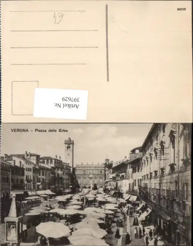 397629,Veneto Verona Piazza delle Erbe Platz Markt
