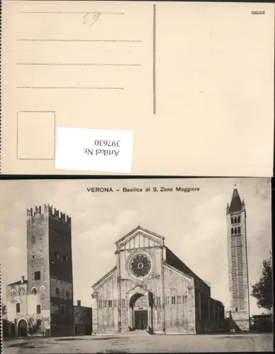 397630,Veneto Verona Basilica di S. Zeno Maggiore Kirche Türme