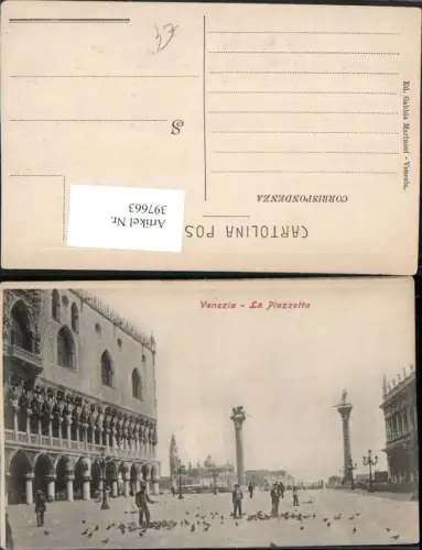 397663,Veneto Venezia Venedig La Piazzetta Markusplatz Tauben