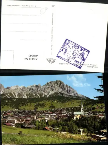 420343,Vento Belluno Cortina d'Ampezzo Totale verso il Cristallo Bergkulisse