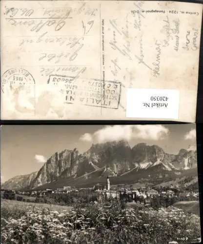 420350,Veneto Belluno Cortina d'Ampezzo Totale Pomagagnon Bergkulisse