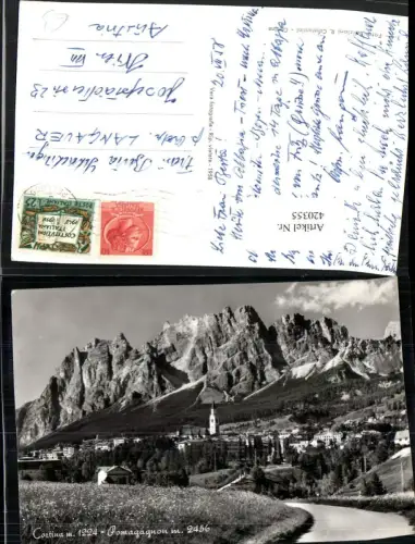 420355,Veneto Belluno Cortina d'Ampezzo Totale Pomagagnon Bergkulisse