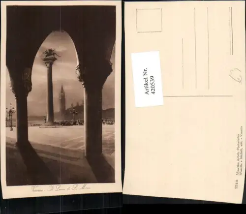 420539,Veneto Venezia Venedig Il Leone di S. Marco Markusplatz Säule