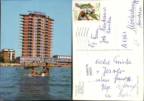 420553,Veneto Venezia Jesolo Lido Lungomare Strand Hotel Caravelle