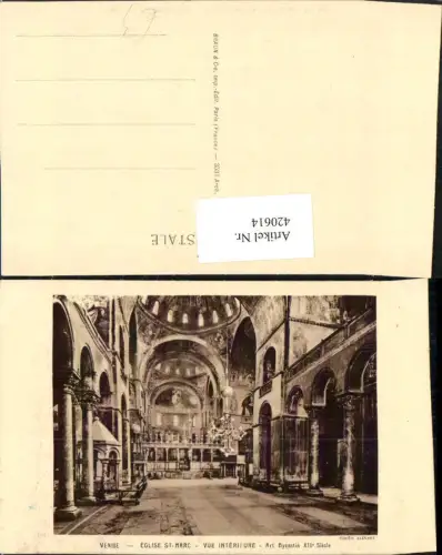 420614,Veneto Venezia Venedig Eglise St Marc Interieur Markusdom