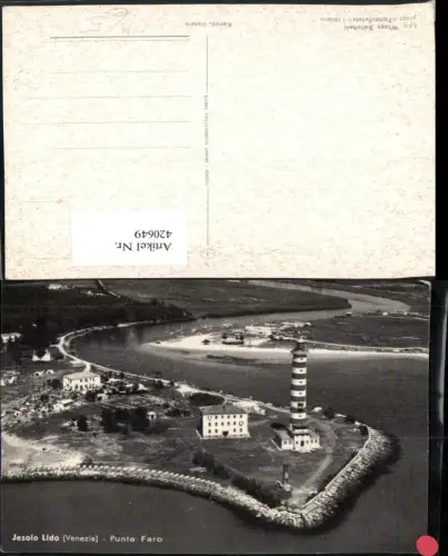 420649,Veneto Venezia Jesolo Lido Punta Faro Leuchtturm