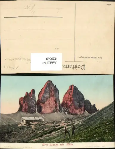 420669,Veneto Belluno Drei Zinnen m. Hütte Berghütte b. Cortina