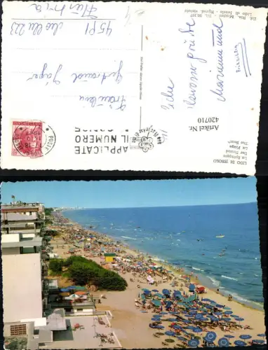 420710,Veneto Venezia Lido di Jesolo La Spiaggia Strand