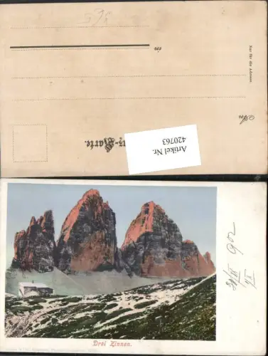 420763,Veneto Belluno Drei Zinnen b. Cortina Felsen pub Purger e Co 1003