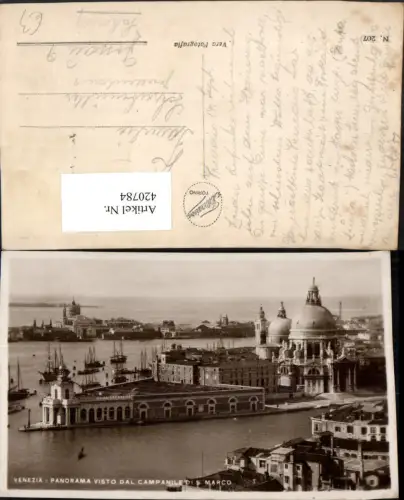 420784,Veneto Venezia Venedig Panorama visto dal Campanile di S. Marco Kirche