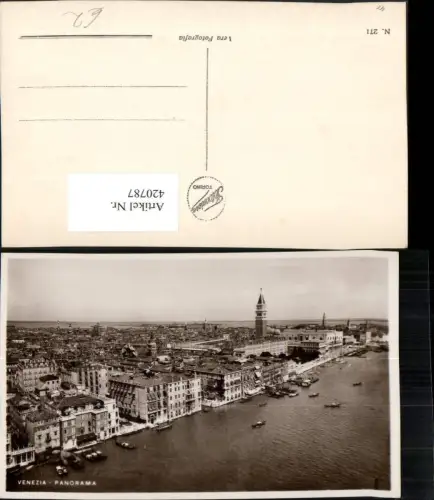 420787,Veneto Venezia Venedig Panorama Teilansicht