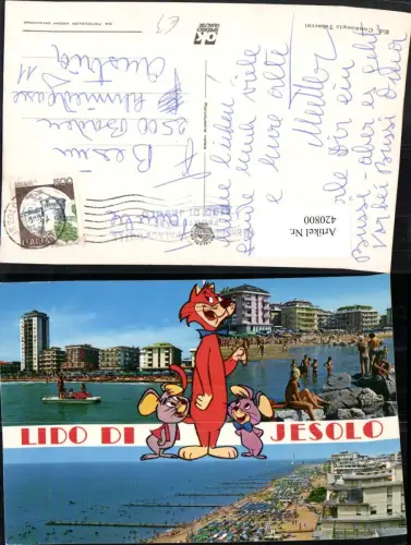 420800,Veneto Venezia Lido di Jesolo Strand Strandleben Hotels Mehrbildkarte