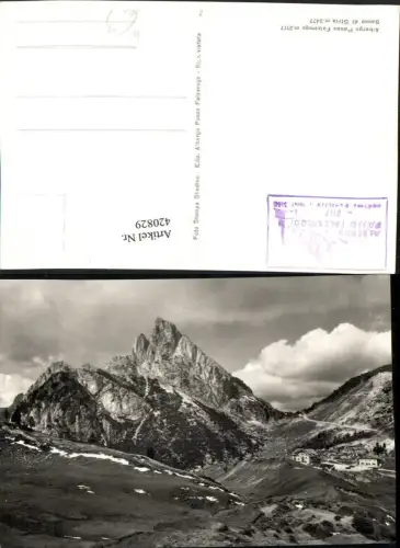 420829,Veneto Belluno Albergo Passo Falzarego b. Cortina Bergkulisse