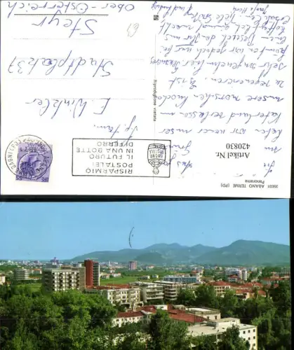 420830,Veneto Padova Abano Terme Panorama Totale Bergkulisse