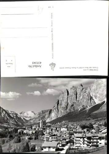 435345,Veneto Belluno Cortina Croda del Beco Totale Bergkulisse