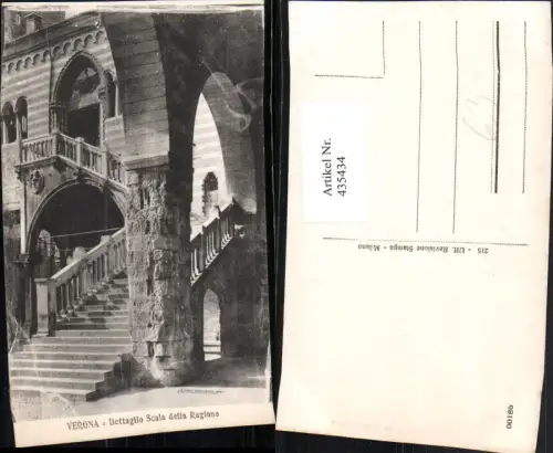 435434,Veneto Verona Dettaglio Scala della Ragione Stiege