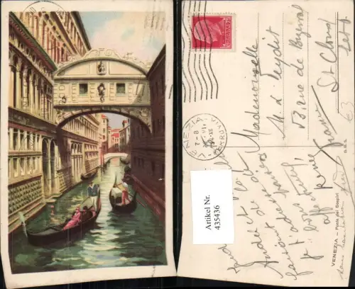 435436,Veneto Venezia Venedig Ponte di Sospiri Seufzerbrücke Kanal Gondeln