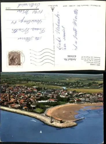 435446,Veneto Venezia Caorle Panorama dall'aereo Totale Strand