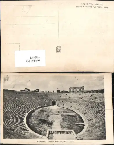 435447,Veneto Verona Interno dell Anfiteatro o Arena Amphitheater