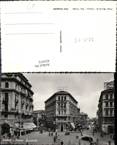 435472,Veneto Padova Piazza Garibaldi Platz Straßenansicht