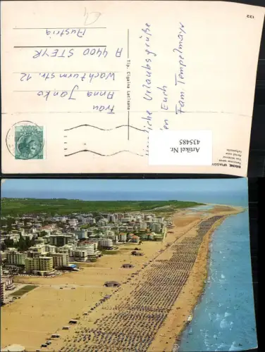 435485,Veneto Venezia Bibione Spiaggia Teilansicht m. Strand