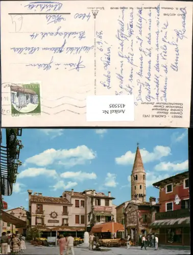 435505,Veneto Venezia Caorle Centro Storico Zentrum Pizzeria Turm