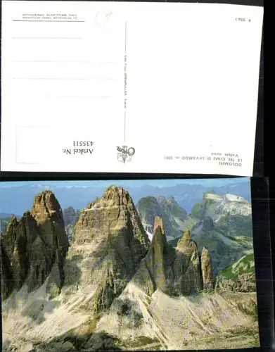 435511,Veneto Belluno Tre Cime di Lavaredo Drei Zinnen Bergkulisse