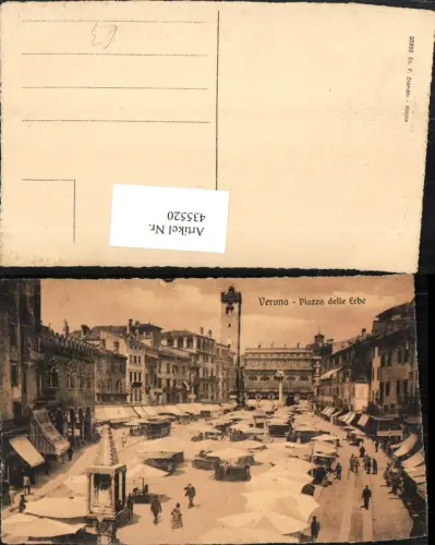 435520,Veneto Verona Piazza delle Erbe Platz Markt