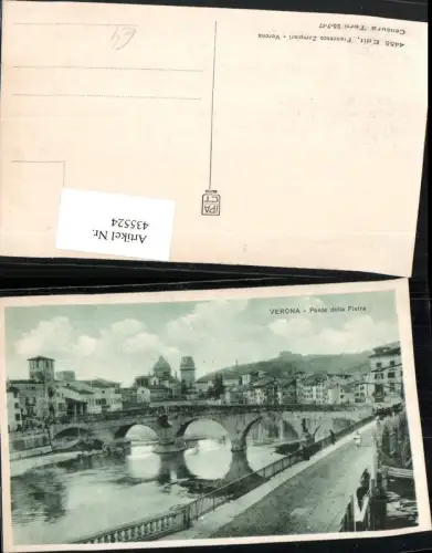 435524,Veneto Verona Ponte della Pietra Teilansicht Brücke
