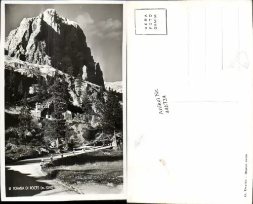 446724,Veneto Belluno Tofana di Roces Straße Bergkulisse